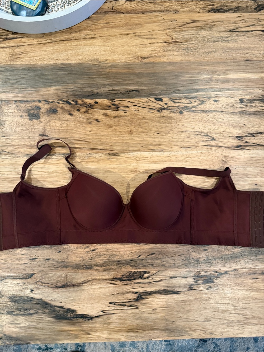 Women's Smooth T-Shirt Bra in Deep Burgundy